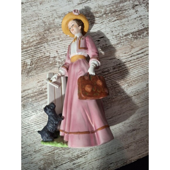 Vintage 1983 Avon Mrs Albee Presidents Club Award Porcelain Figurine Scottie Dog - Picture 6 of 11